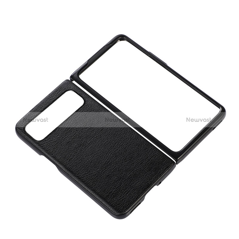 Luxury Leather Matte Finish and Plastic Back Cover Case BH5 for Google Pixel Fold 5G