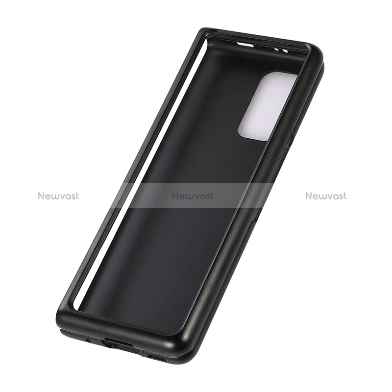 Luxury Leather Matte Finish and Plastic Back Cover Case for Xiaomi Mix Fold 5G