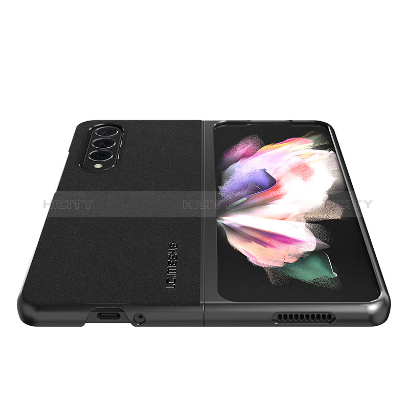 Luxury Leather Matte Finish and Plastic Back Cover Case LC2 for Samsung Galaxy Z Fold4 5G