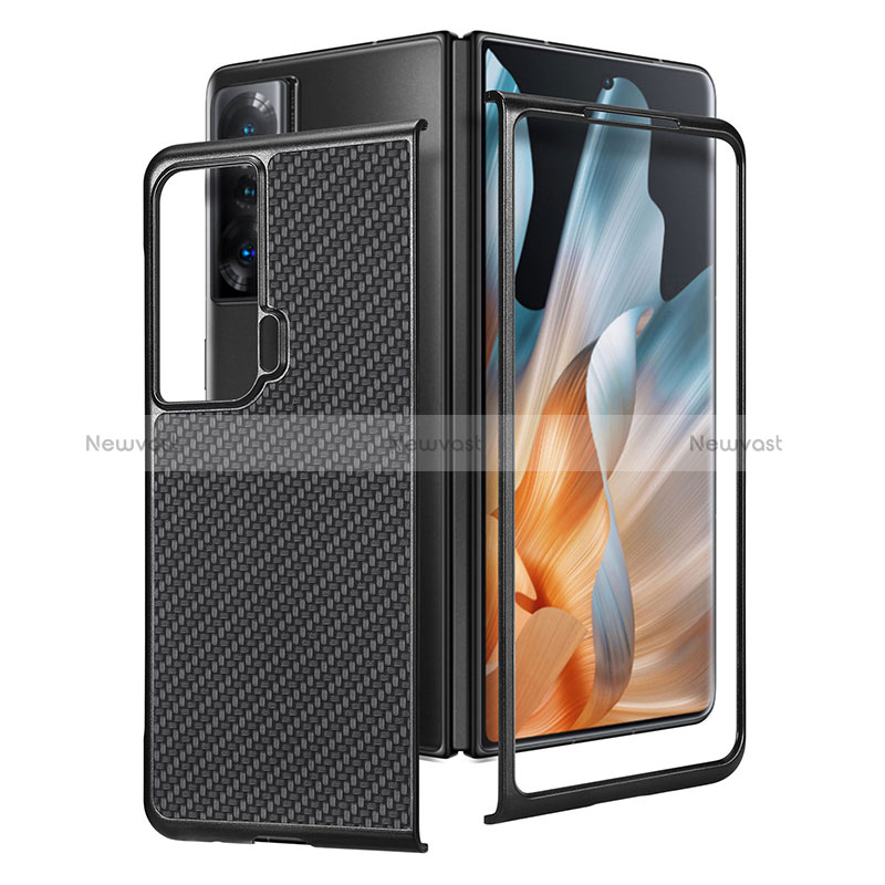 Luxury Leather Matte Finish and Plastic Back Cover Case S01D for Huawei Honor Magic Vs Ultimate 5G