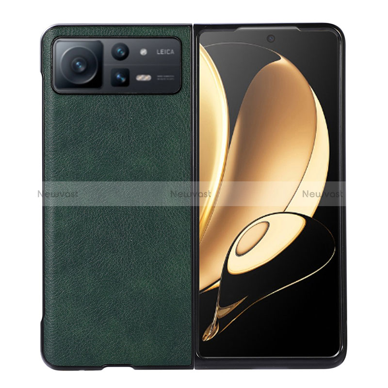 Luxury Leather Matte Finish and Plastic Back Cover Case S03 for Xiaomi Mix Fold 2 5G