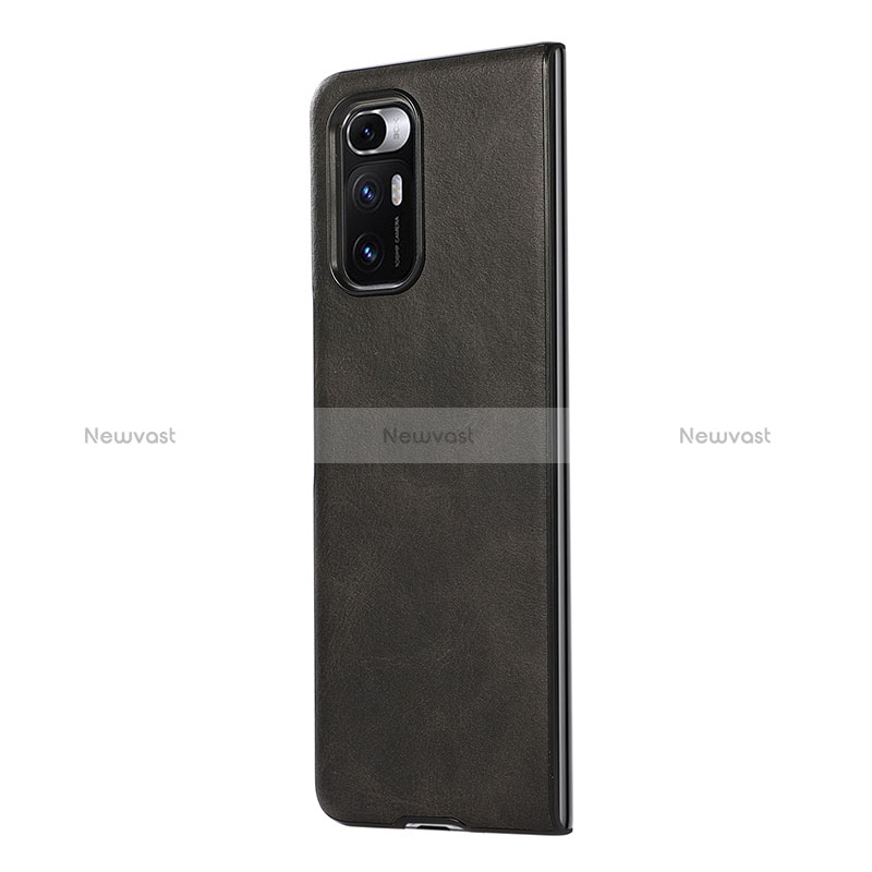 Luxury Leather Matte Finish and Plastic Back Cover Case S06 for Xiaomi Mix Fold 5G