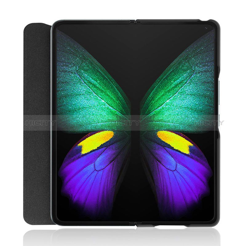 Luxury Leather Matte Finish and Plastic Back Cover Case S08 for Samsung Galaxy Z Fold4 5G