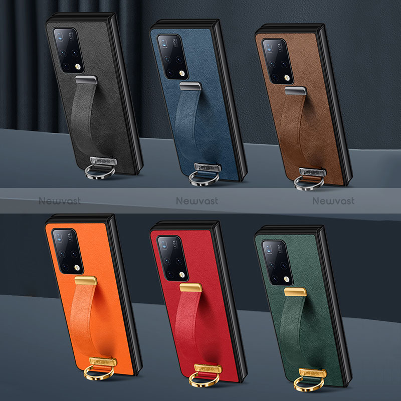 Luxury Leather Matte Finish and Plastic Back Cover Case SD3 for Huawei Mate X2