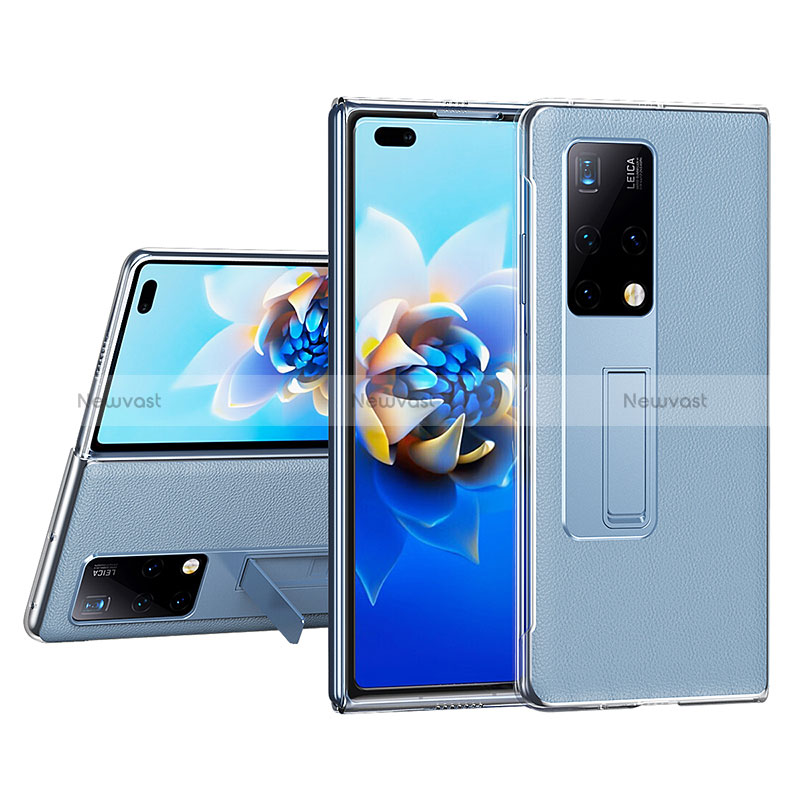 Luxury Leather Matte Finish and Plastic Back Cover Case ZL4 for Huawei Mate X2