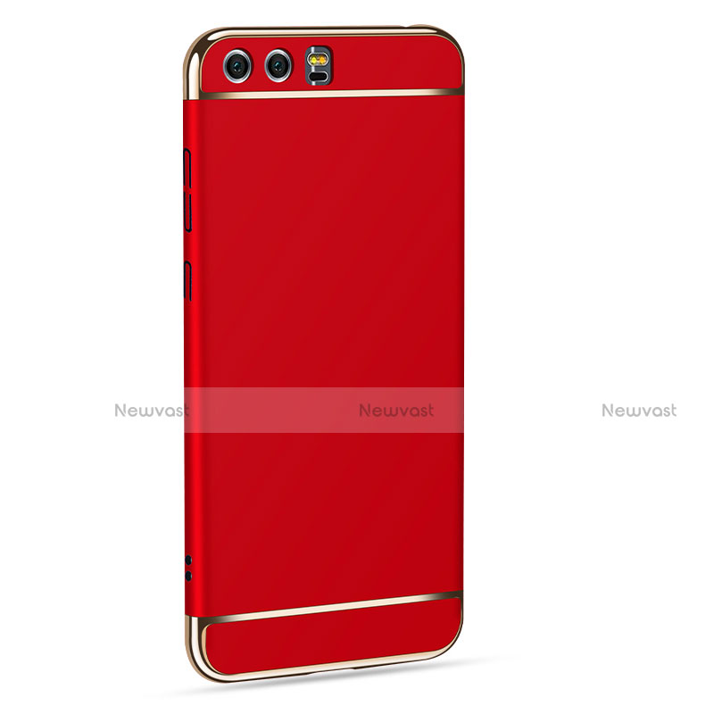 Luxury Metal Frame and Plastic Back Case for Huawei Honor 9 Premium Red