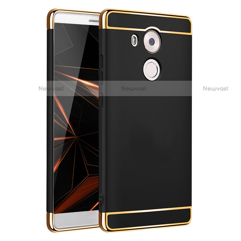 Luxury Metal Frame and Plastic Back Case for Huawei Mate 8 Black