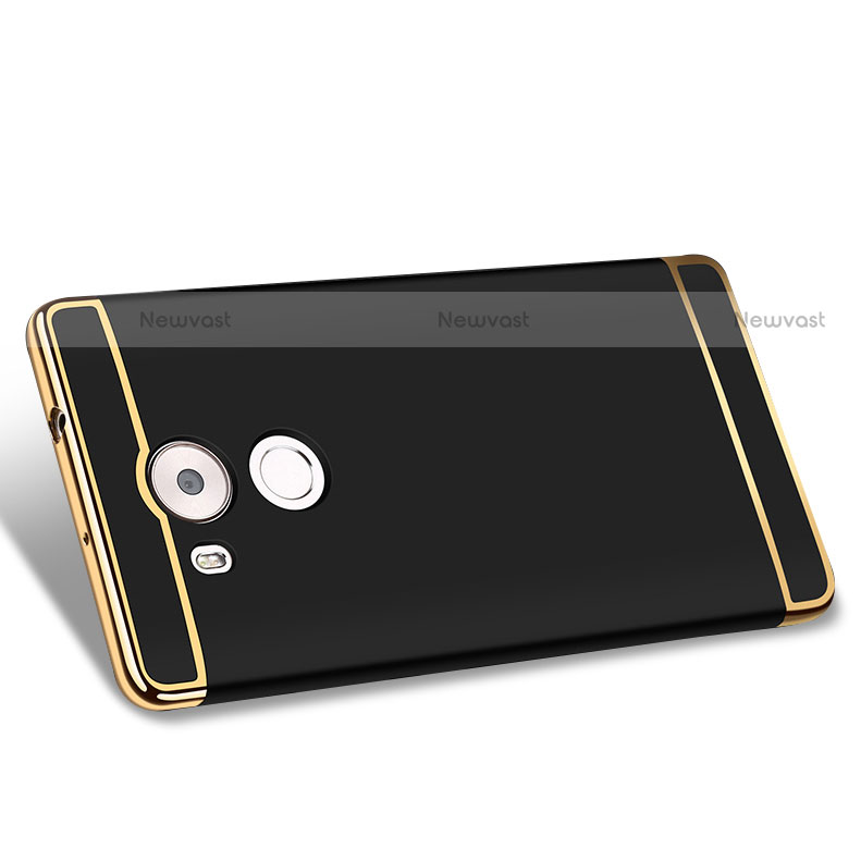 Luxury Metal Frame and Plastic Back Case for Huawei Mate 8 Black