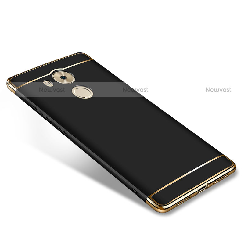 Luxury Metal Frame and Plastic Back Case for Huawei Mate 8 Black