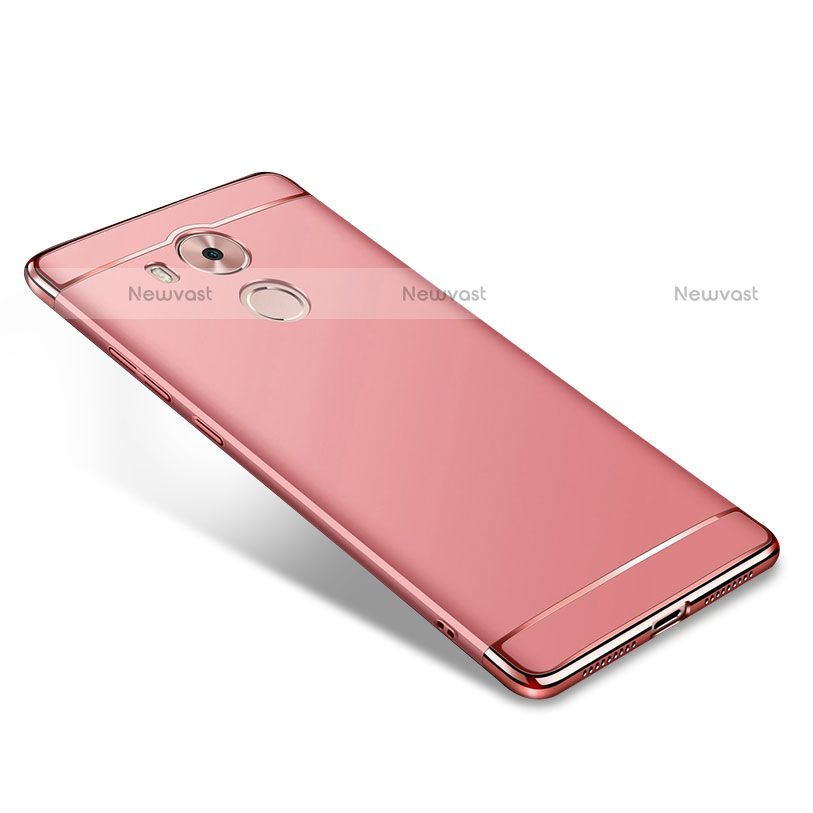 Luxury Metal Frame and Plastic Back Case for Huawei Mate 8 Rose Gold