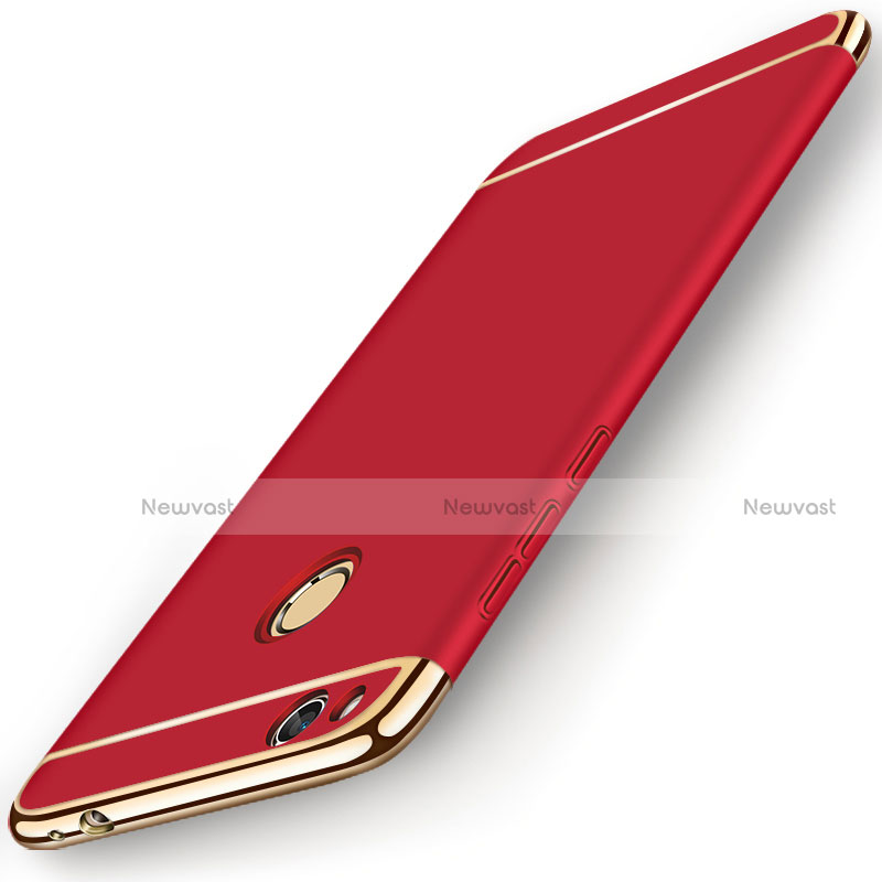 Luxury Metal Frame and Plastic Back Case for Huawei Nova Lite Red