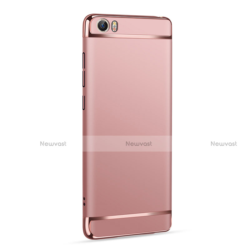 Luxury Metal Frame and Plastic Back Case for Xiaomi Mi 5 Rose Gold