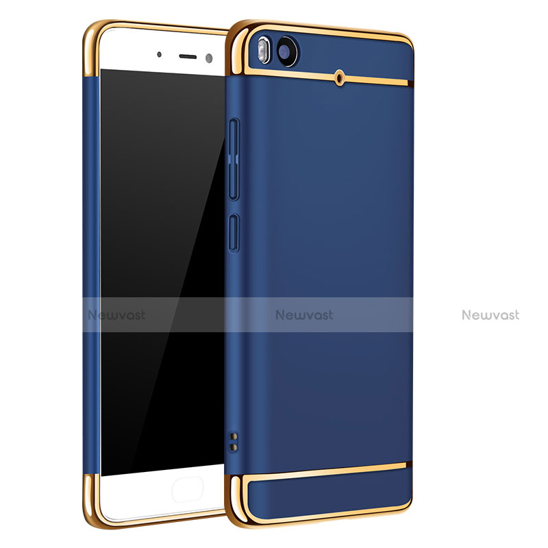 Luxury Metal Frame and Plastic Back Case for Xiaomi Mi 5S 4G Blue