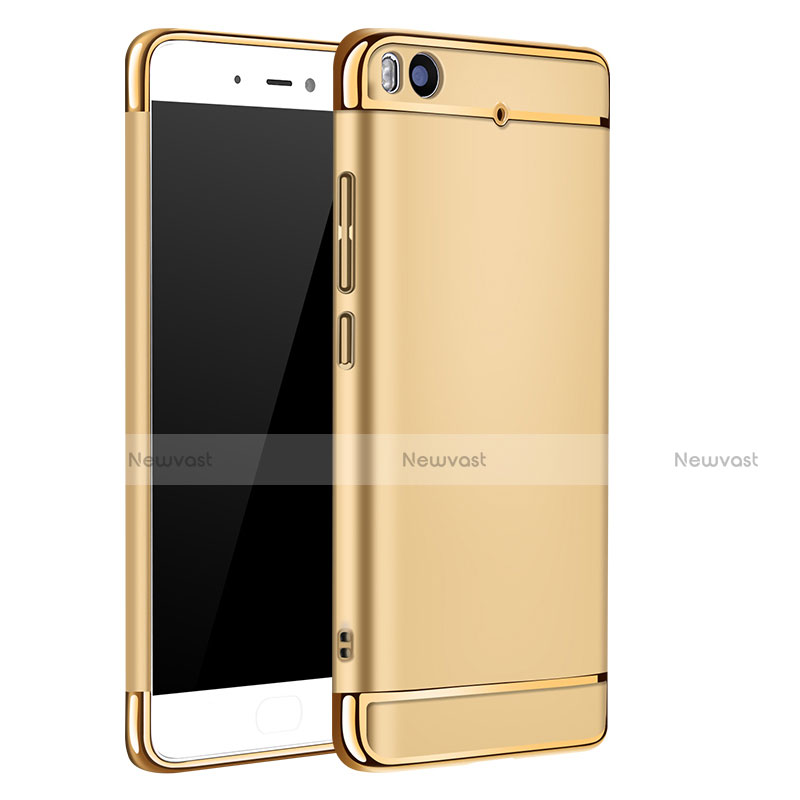 Luxury Metal Frame and Plastic Back Case for Xiaomi Mi 5S 4G Gold