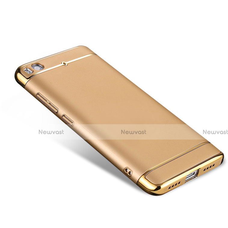 Luxury Metal Frame and Plastic Back Case for Xiaomi Mi 5S 4G Gold