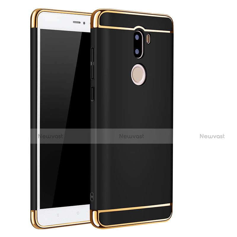 Luxury Metal Frame and Plastic Back Case for Xiaomi Mi 5S Plus Black