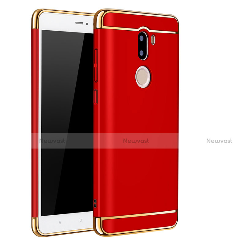 Luxury Metal Frame and Plastic Back Case for Xiaomi Mi 5S Plus Red