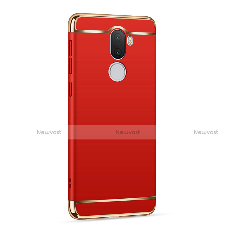 Luxury Metal Frame and Plastic Back Case for Xiaomi Mi 5S Plus Red