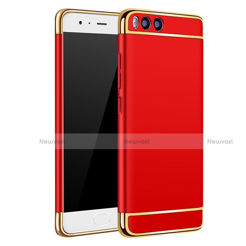 Luxury Metal Frame and Plastic Back Case for Xiaomi Mi 6 Red