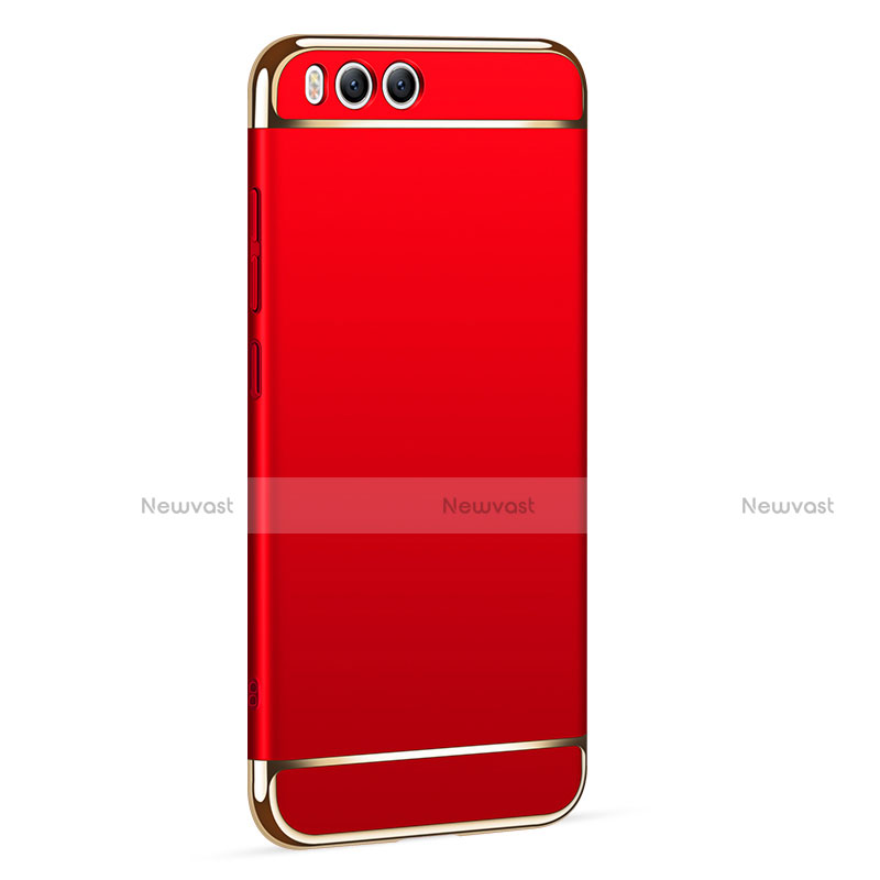 Luxury Metal Frame and Plastic Back Case for Xiaomi Mi 6 Red