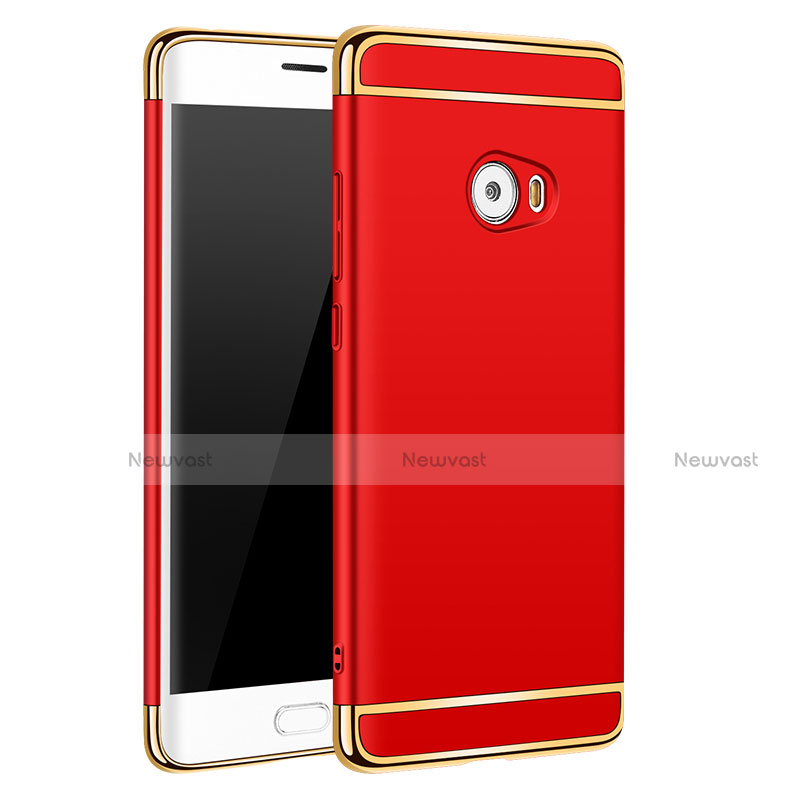 Luxury Metal Frame and Plastic Back Case for Xiaomi Mi Note 2 Red