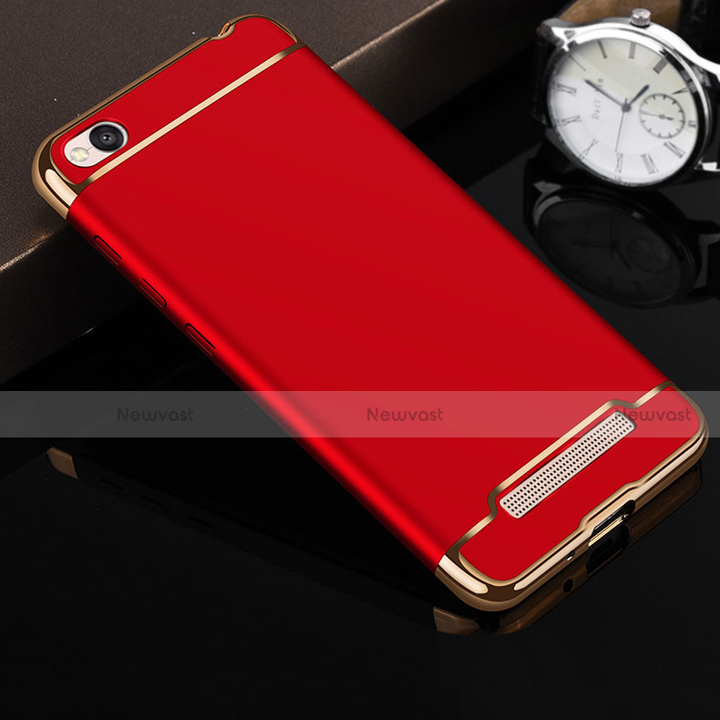 Luxury Metal Frame and Plastic Back Case for Xiaomi Redmi 4A Red