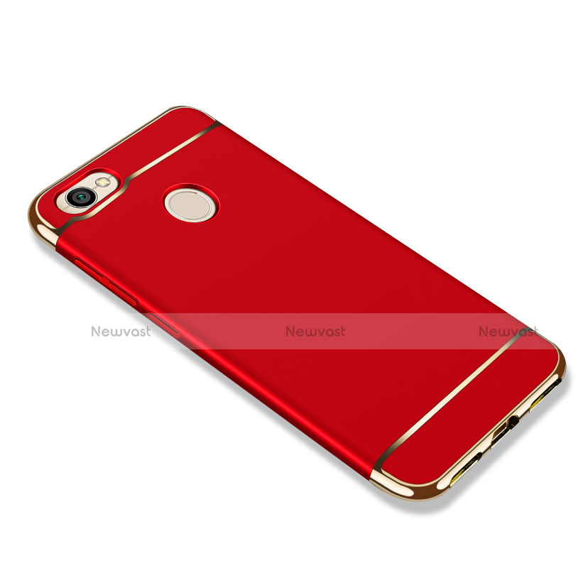 Luxury Metal Frame and Plastic Back Case for Xiaomi Redmi Note 5A High Edition Red