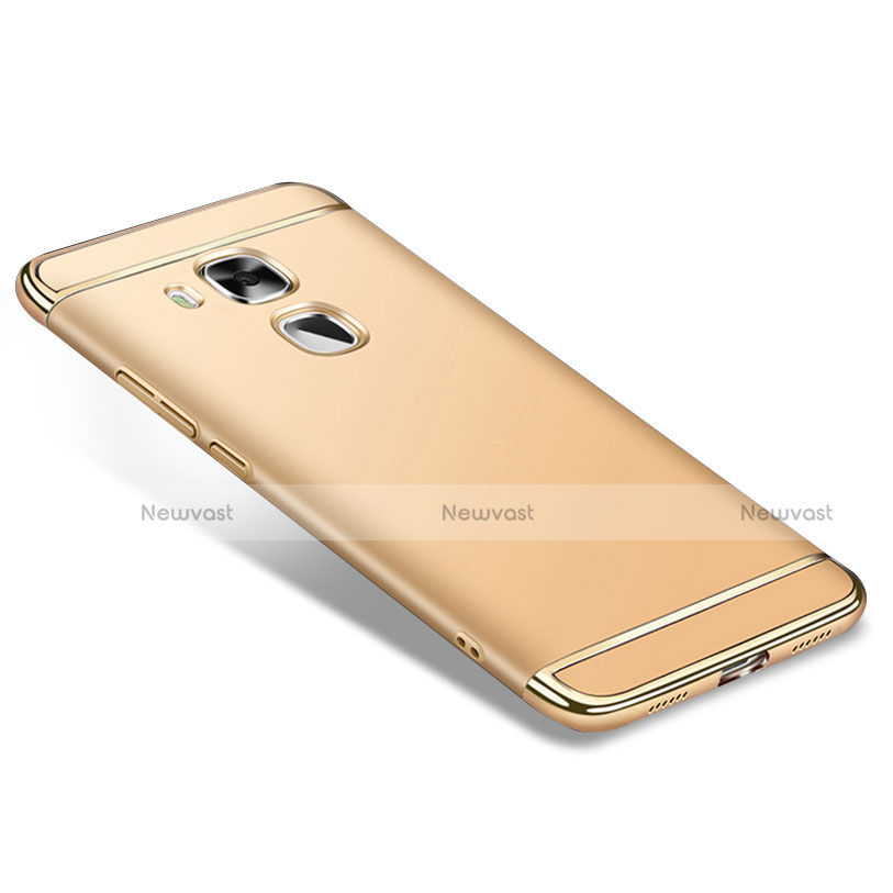 Luxury Metal Frame and Plastic Back Case M01 for Huawei Nova Plus Gold