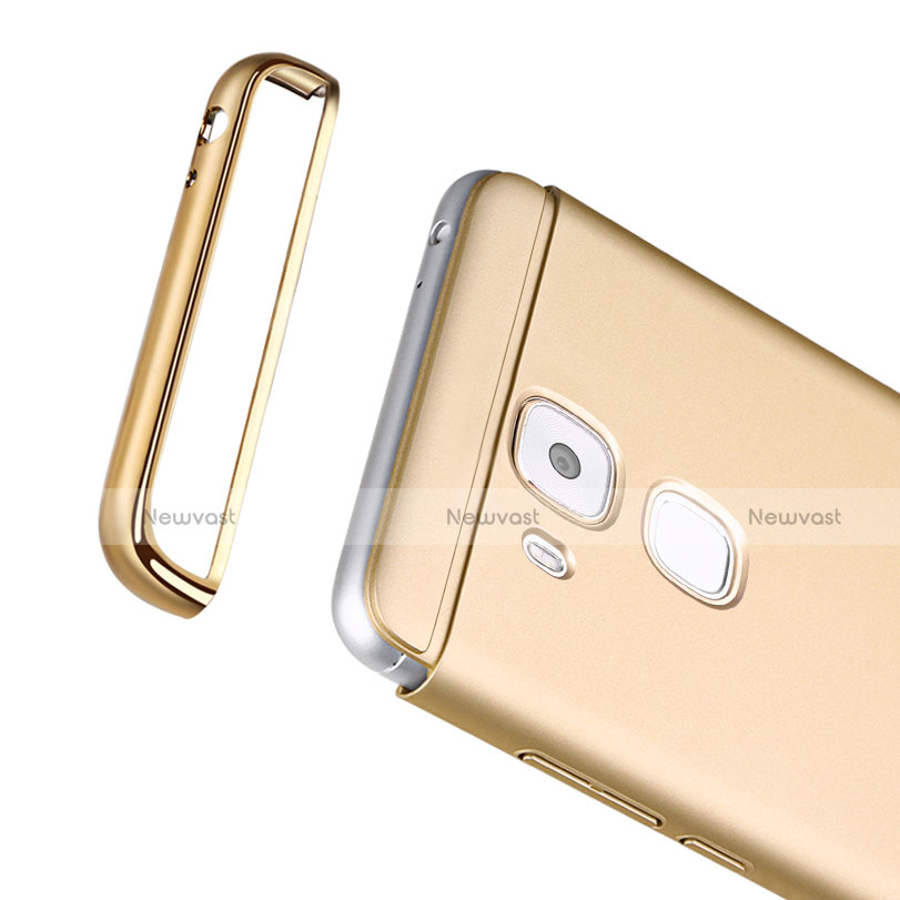 Luxury Metal Frame and Plastic Back Case M01 for Huawei Nova Plus Gold