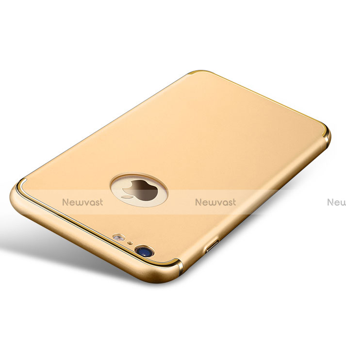 Luxury Metal Frame and Plastic Back Case M02 for Apple iPhone 6 Gold