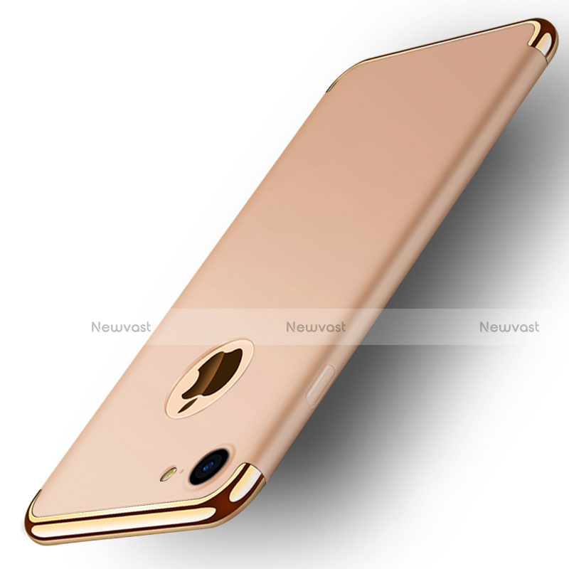 Luxury Metal Frame and Plastic Back Case M02 for Apple iPhone 7 Gold