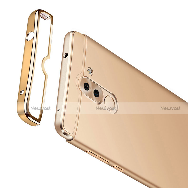 Luxury Metal Frame and Plastic Back Case M02 for Huawei GR5 (2017) Gold