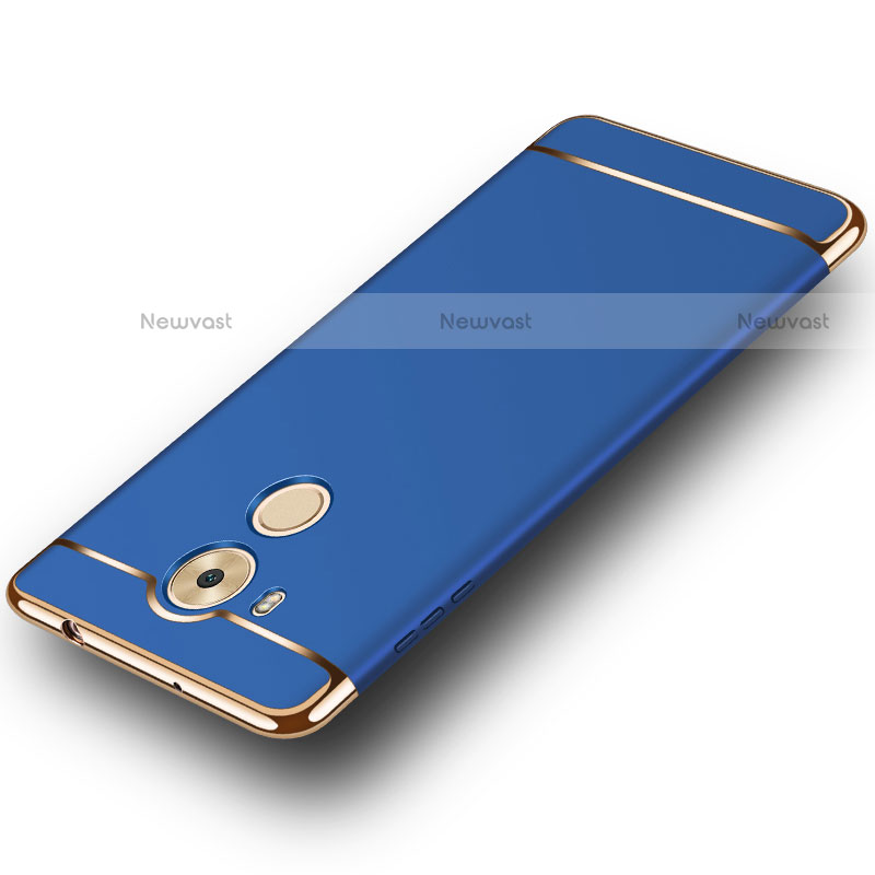 Luxury Metal Frame and Plastic Back Case M02 for Huawei Mate 8 Blue