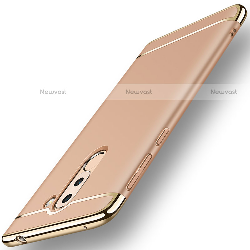 Luxury Metal Frame and Plastic Back Case M02 for Huawei Mate 9 Lite Gold