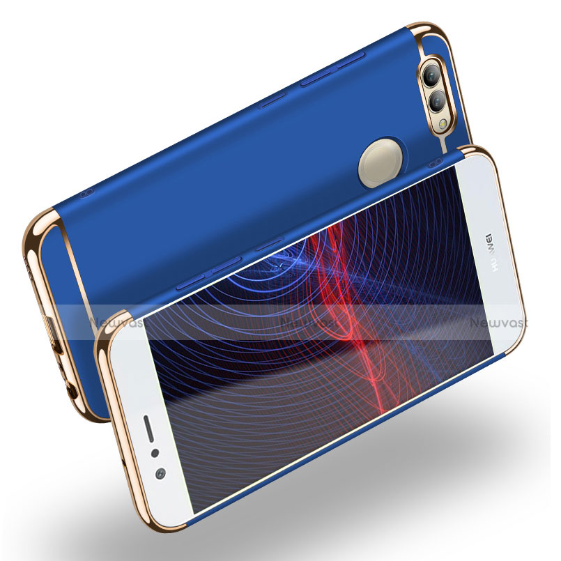 Luxury Metal Frame and Plastic Back Case M02 for Huawei Nova 2 Plus Blue