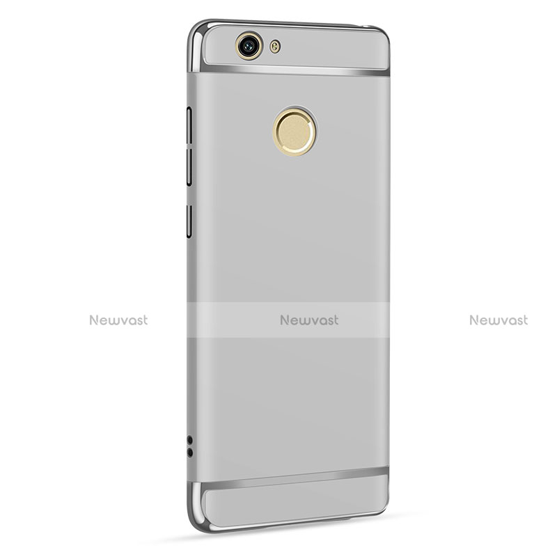 Luxury Metal Frame and Plastic Back Case M02 for Huawei Nova Silver