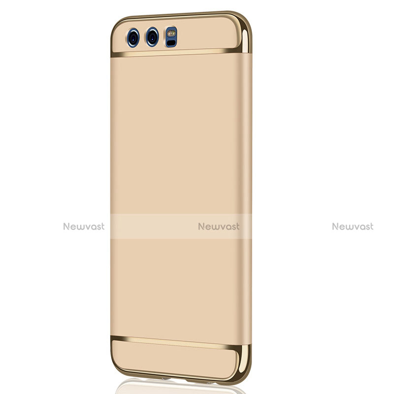 Luxury Metal Frame and Plastic Back Case M02 for Huawei P10 Gold