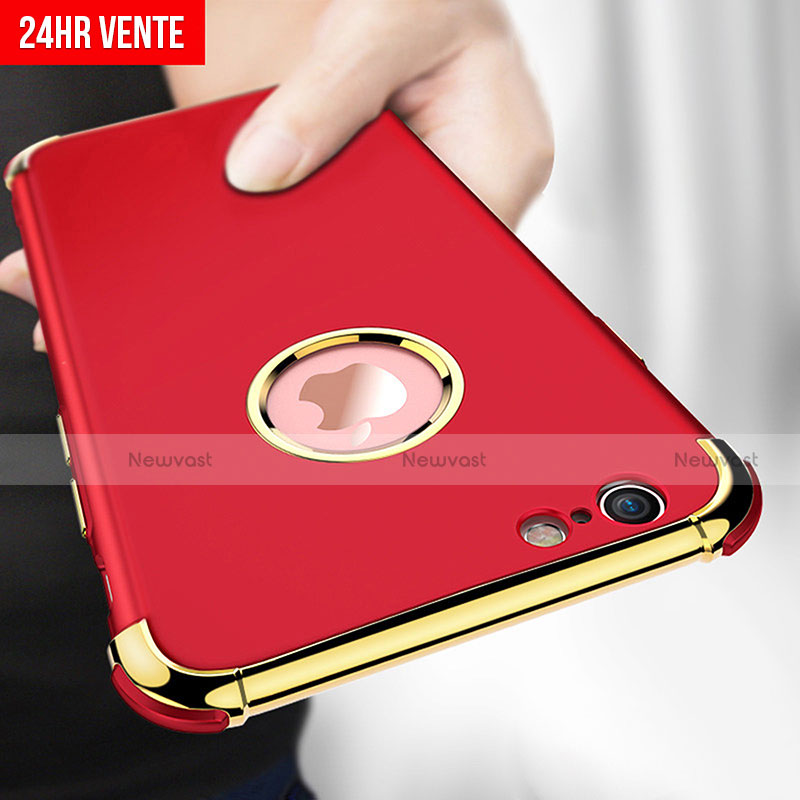 Luxury Metal Frame and Plastic Back Case M06 for Apple iPhone 6 Red