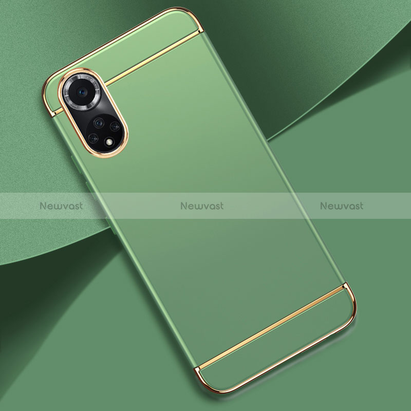 Luxury Metal Frame and Plastic Back Cover Case for Huawei Honor 50 5G Matcha Green