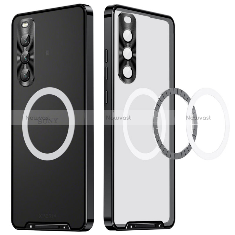 Luxury Metal Frame and Plastic Back Cover Case for Sony Xperia 10 V