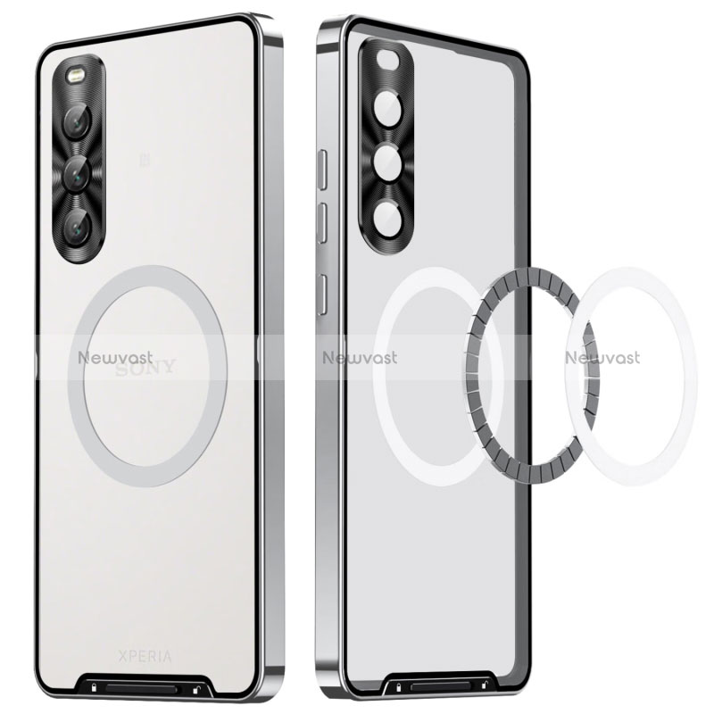 Luxury Metal Frame and Plastic Back Cover Case for Sony Xperia 10 V
