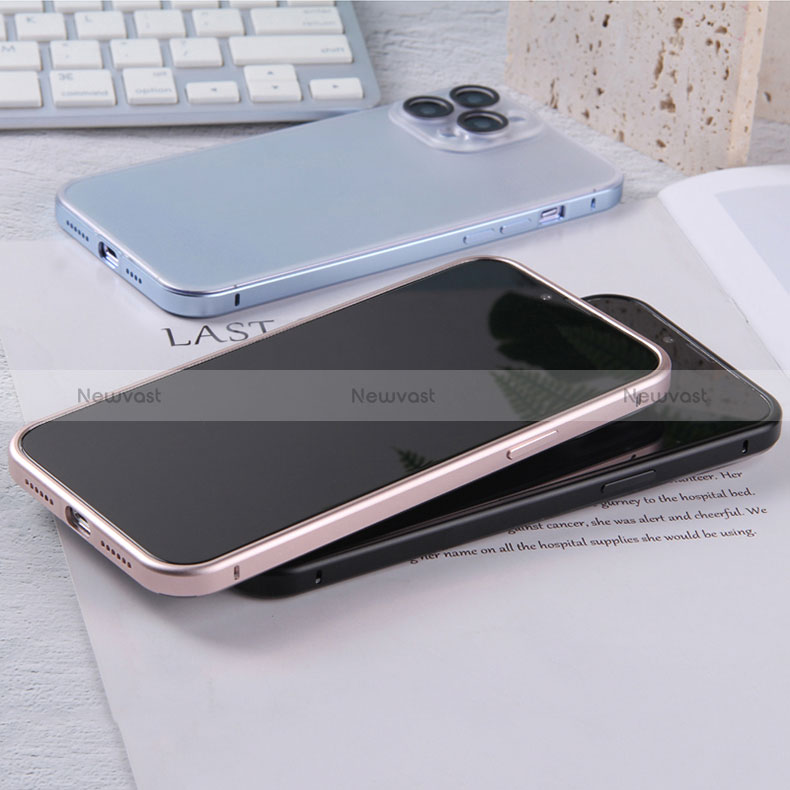 Luxury Metal Frame and Plastic Back Cover Case LF2 for Apple iPhone 13 Pro