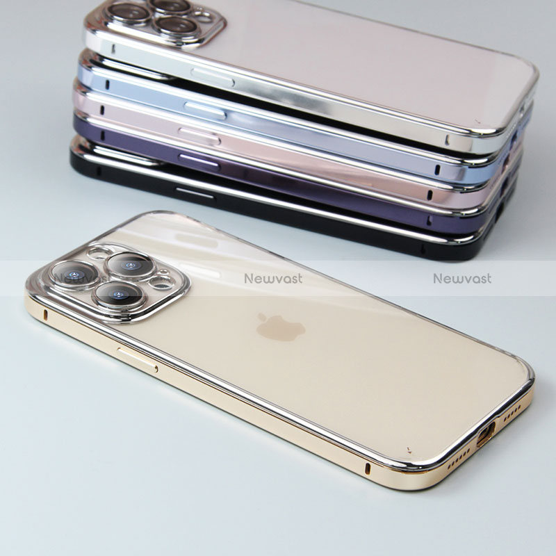 Luxury Metal Frame and Plastic Back Cover Case LF5 for Apple iPhone 13 Pro