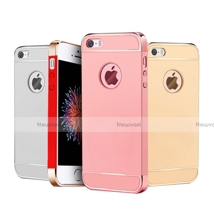 Luxury Metal Frame and Plastic Back Cover Case M01 for Apple iPhone 5S