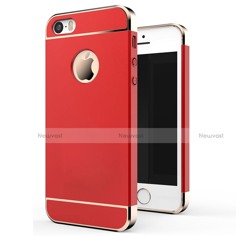 Luxury Metal Frame and Plastic Back Cover Case M01 for Apple iPhone 5S