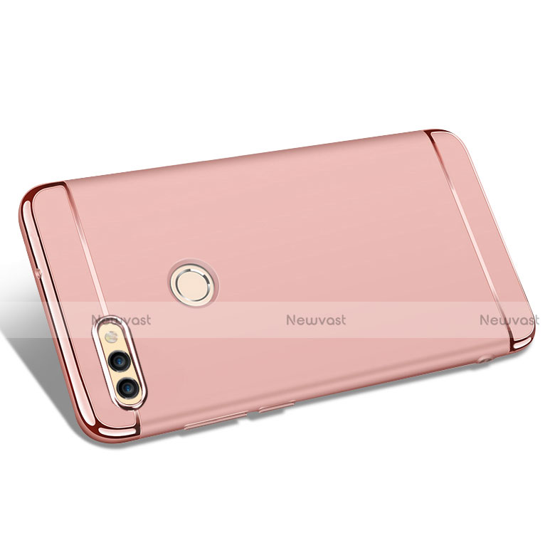 Luxury Metal Frame and Plastic Back Cover Case M01 for Huawei Enjoy 7S