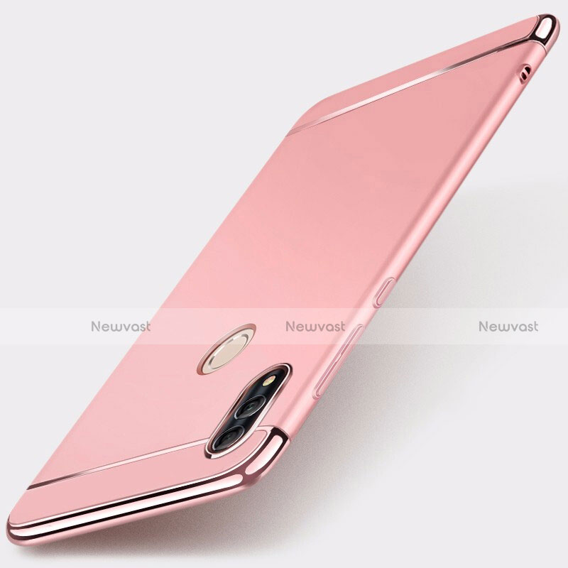 Luxury Metal Frame and Plastic Back Cover Case M01 for Huawei Honor 10 Lite Rose Gold