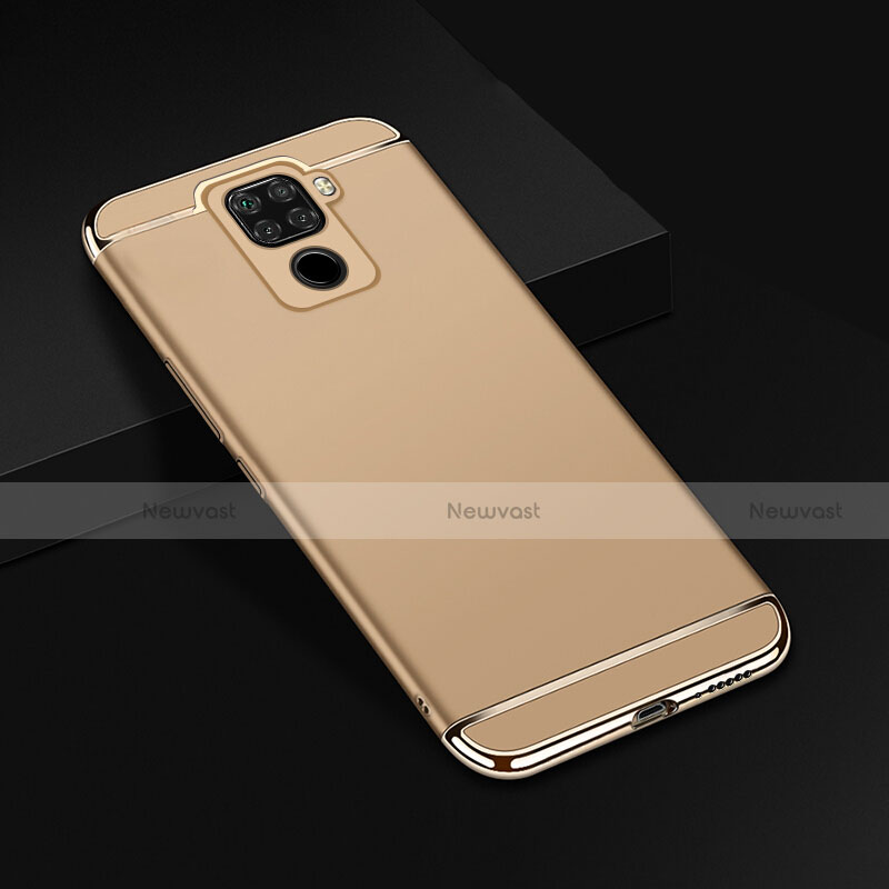 Luxury Metal Frame and Plastic Back Cover Case M01 for Huawei Mate 30 Lite Gold