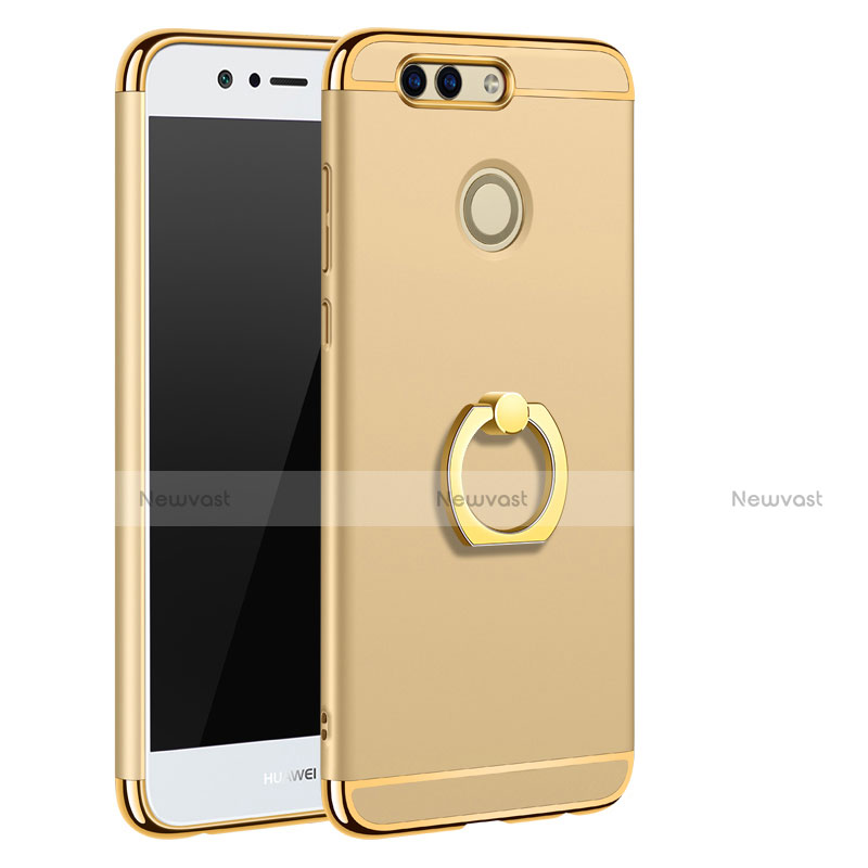 Luxury Metal Frame and Plastic Back Cover Case M01 for Huawei Nova 2 Gold