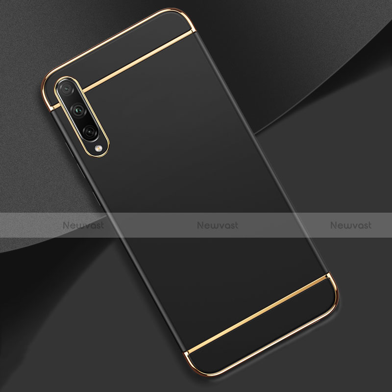 Luxury Metal Frame and Plastic Back Cover Case M01 for Huawei P smart S Black